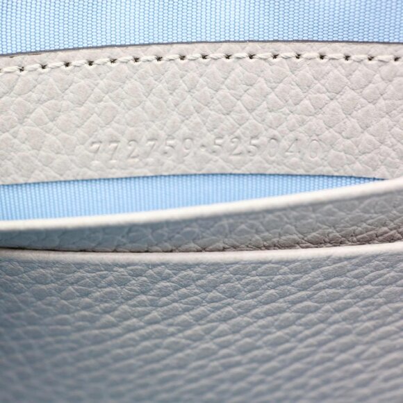 Gucci GG Marmont Super Mini Calfskin Leather Camera Shoulder Bag Grey 772759 - Picture 14 of 14